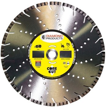 Diamond Products 19312 Circular Saw Blade, 14 in Dia, Universal Arbor, Applicable Materials: Cured Concrete