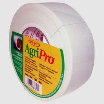 Cantech AgriPro 378-10 Baling Tape, 60 yd L, 1.88 in W, Polyethylene Backing, White