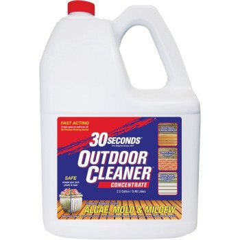 30 Seconds 2.5G30S Outdoor Cleaner, 2.5 gal, Bottle, Liquid, Light Yellow