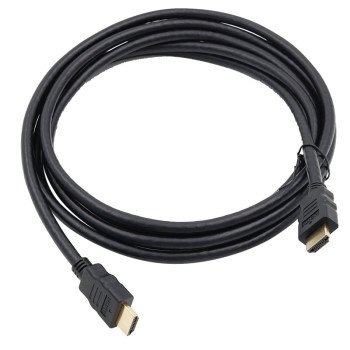 PowerZone ORHDMI04 High-Speed HDMI Cable, HDMI Gold, Black Sheath, 10 ft L