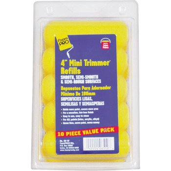 Foampro 65-10 Trimmer Refill, 3/8 in Thick Nap, 4 in L, Foam Cover