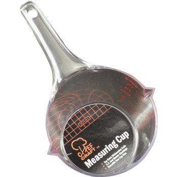 Chef Craft 20161 Measuring Cup, Metric Graduation, Plastic, Clear