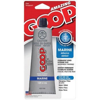 Amazing Goop 170035 Marine Adhesive, Liquid, Clear, 109.4 mL, Tube