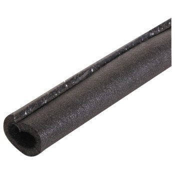 Tundra 51581T Pipe Insulation, 1-5/8 in ID x 2-5/8 in OD Dia, 6 ft L, Polyolefin, Charcoal