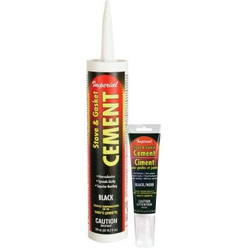 Imperial KK0076 Stove and Gasket Cement, 10.3 oz Cartridge