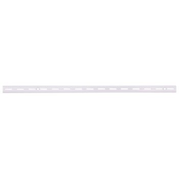 ProSource 25212PHL Shelf Standard, 2 mm Thick Material, 5/8 in W, 36 in H, Steel, White