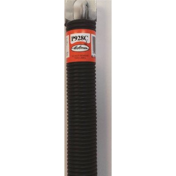 Holmes Spring Manufacturing P928C Extension Spring, 1-1/4 in OD, 28 in OAL, Steel, Plug End, 75 lb