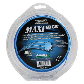 ARNOLD Maxi Edge WLM-H65 Trimmer Line, 0.065 in Dia, 220 ft L, Polymer, Blue