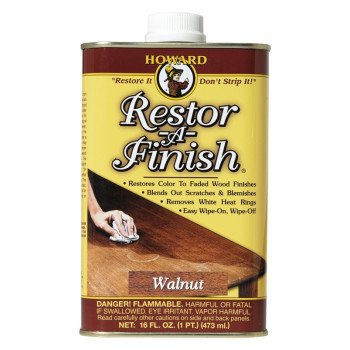 Howard RF4016 Wood Restorer, Walnut, Liquid, 16 oz, Can