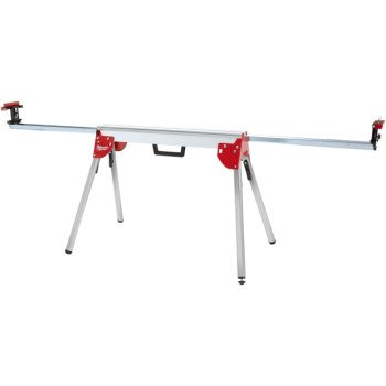 Milwaukee 48-08-0551 Compact Folding Miter Saw Stand, 500 lb Weight Capacity, 27 in W Stand, Aluminum
