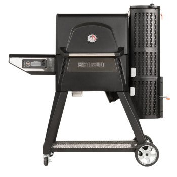 Masterbuilt MB20040220 Digital Charcoal Grill and Smoker, 560 sq-in Primary Cooking Surface, Black, Steel Body