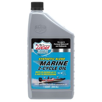 Lucas Oil 10860 2-Cycle Synthetic Marine Oil, 1 qt