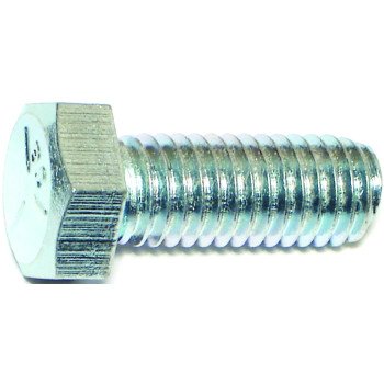 Midwest Fastener 00335 Cap Screw, 1/2-13 in Thread, 1-1/4 in L, Coarse Thread, Hex Drive, Zinc, Zinc, 50 PK