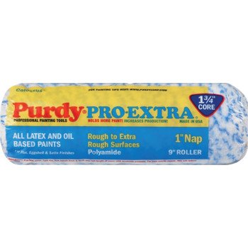 Purdy Pro-Extra Colossus 665095 Paint Roller Cover, 3/8 in Thick Nap, 9 in L, Woven Polyamide Cover