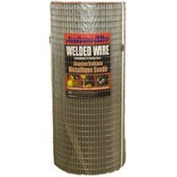 Jackson Wire 10 08 39 14 Welded Wire Fence, 100 ft L, 48 in H, 1/2 x 1 in Mesh, 16 Gauge, Galvanized