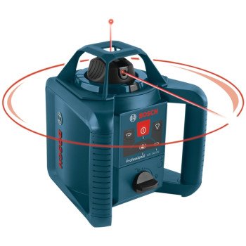 Bosch GRL900-20HVK Self-Leveling Rotary Laser Kit, 1000 ft, +/- 1/8 in Accuracy