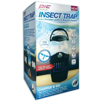 Pic OUT-LAN Insect Trap Lantern with Bluetooth Speaker