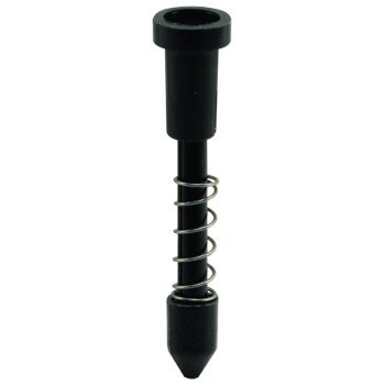 Make-2-Fit PL 14666 Screen Plunger Latch, Nylon, Black, For: 3/8 in, 7/16 in Screen Frame