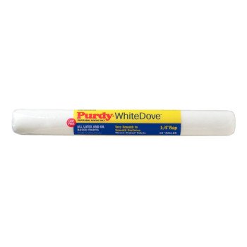 Purdy WhiteDove 144662181 Paint Roller Cover, 1/4 in Thick Nap, 18 in L, Woven Dralon Fabric Cover