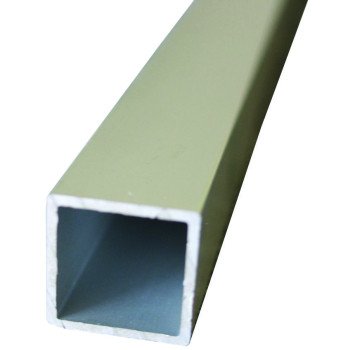 M-D 62299 Metal Tube, Square, 96 in L, 1 in W, 1/16 in Wall, Aluminum, Anodized