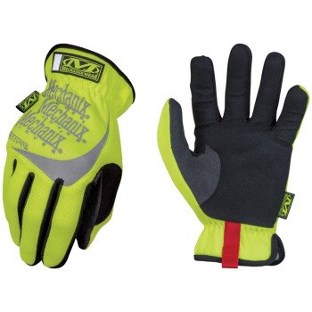 Mechanix Wear FastFit Series SFF-91-009 Work Gloves, Men's, M, 9 in L, Reinforced Thumb, Elastic Cuff, Yellow