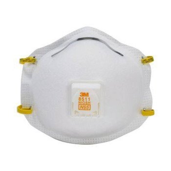 3M Cool Flow Pro 7100117606 Respirator with Cool Flow Valve, One Size Mask, P95 Filter Class, 95 % Filter Efficiency