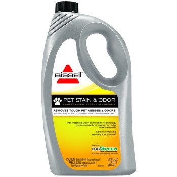 Bissell 72U8 Carpet Cleaner, 32 oz, Bottle, Liquid, Characteristic, Pale Yellow