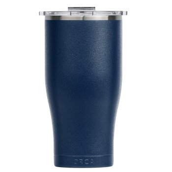 Orca Chaser Series ORCCHA27NA/CL Tumbler, 27 oz, Whale Tail Flip Lid, Stainless Steel, Clear/Navy, Insulated