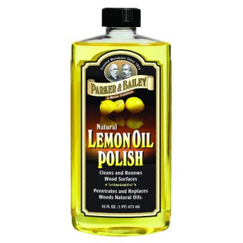 Parker & Bailey 510660 Oil Polish, 16 oz, Light Yellow, Liquid, Lemon