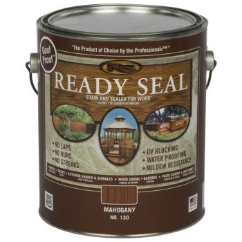 Ready Seal 130 Stain and Sealer, Mahogany, 1 gal, Can