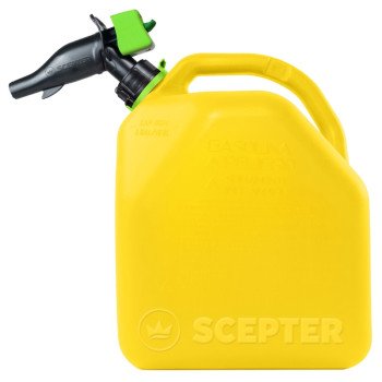 Scepter FR1D501 Diesel Container, 5 gal, HDPE, Yellow