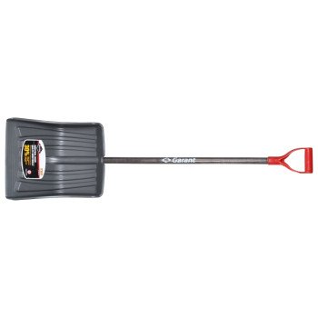 Garant 81759 Snow Shovel, 14-1/2 in W Blade, 13.9 in L Blade, Polypropylene Blade, Hardwood Handle, 54-1/2 in OAL