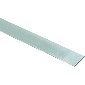 National Hardware N247-239 Flat Bar, 1 in W, 48 in L, 1/4 in Thick, Aluminum, Mill