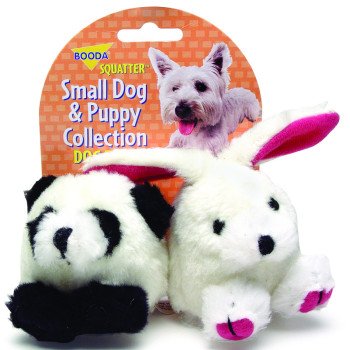 Zoobilee 0353596 Dog Toy, S, Panda, Rabbit, Synthetic Fabric, Multi-Color