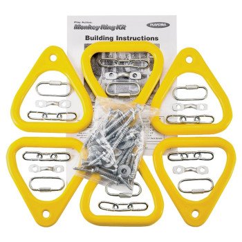 Playstar PS 7744 Monkey Ring Kit, Polyethylene, Yellow