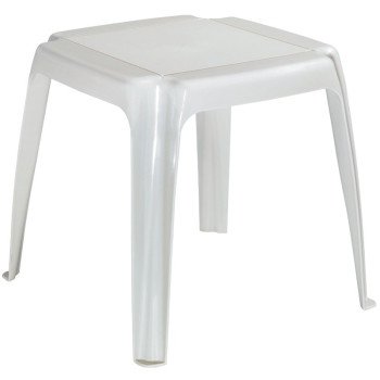 8115-48-3700 WHT SIDE TABLE   