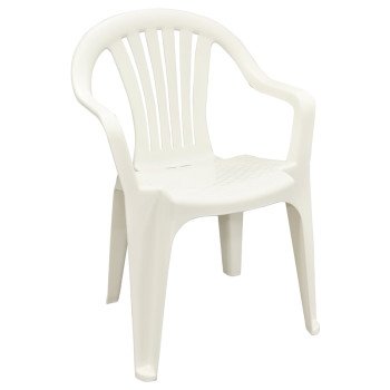 8234-48-3704 WHT LO BCK CHAIR 