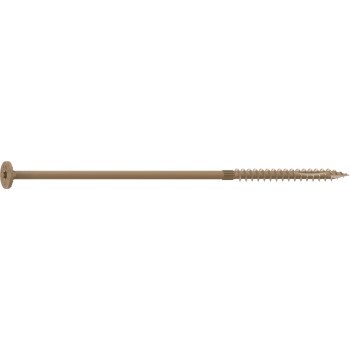 Camo 0360269 Structural Screw, 1/4 in Thread, 8 in L, Flat Head, Star Drive, Sharp Point, PROTECH Ultra 4 Coated, 250