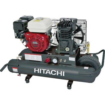 Metabo HPT EC2510EM Gas-Powered Air Compressor, Tool Only, 8 gal Tank, 5.5 hp, 116 to 145 psi Pressure, 1 -Stage