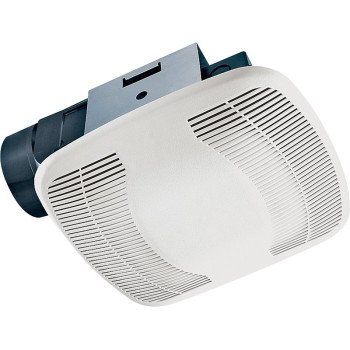 Air King Snap-In Exhaust Fan, 1/2 A, 72 W, 120 VAC, 60 Hz, 3.5 Sones, 2250 rpm, 100 cfm, Polymeric