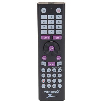 Zenith ZR300MB Universal Remote with Microban Technology, Alkaline Battery