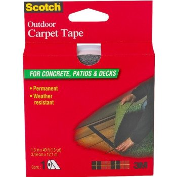 Scotch CT3010DC Carpet Tape, 40 ft L, 1.4 in W