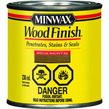 Minwax 224014444 Wood Stain, Special Walnut, Liquid, 236 mL, Can