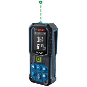 Bosch BLAZE GLM165-25G Laser Measure, Functions: Real-Time Length, Distance, Area, Volume, Indirect Measurements