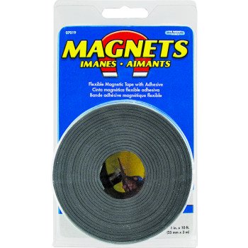 Magnet Source 07019 Magnetic Tape, 10 ft L, 1 in W