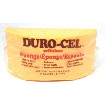 Duro-Cel 03085 Turtleback Sponge, 7-3/4 in L, 3-3/4 in W, 2-1/8 in Thick, Cellulose