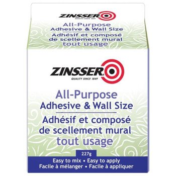 Zinsser 250184 Adhesive and Wall Size, Clear, 227 g, Pack