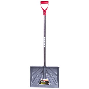 Garant GIPM18KD Snow Shovel, 18 in W Blade, Polypropylene Blade, Stained Ash Handle, D-Grip Handle, 42 in L Handle