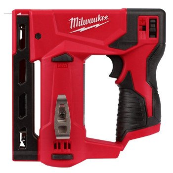 Milwaukee 2447-20 Crown Stapler, Tool Only, 1.5 Ah, 3/8 in W Crown, 1/4 to 9/16 in L Leg, Flat Crown Staple, 89 Magazine