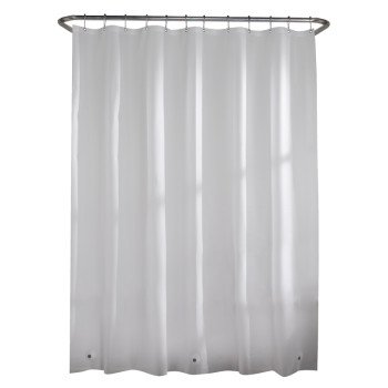 Zenna Home LPRMFRL Shower Curtain Liner, 72 in L, 70 in W, PEVA, Frosty